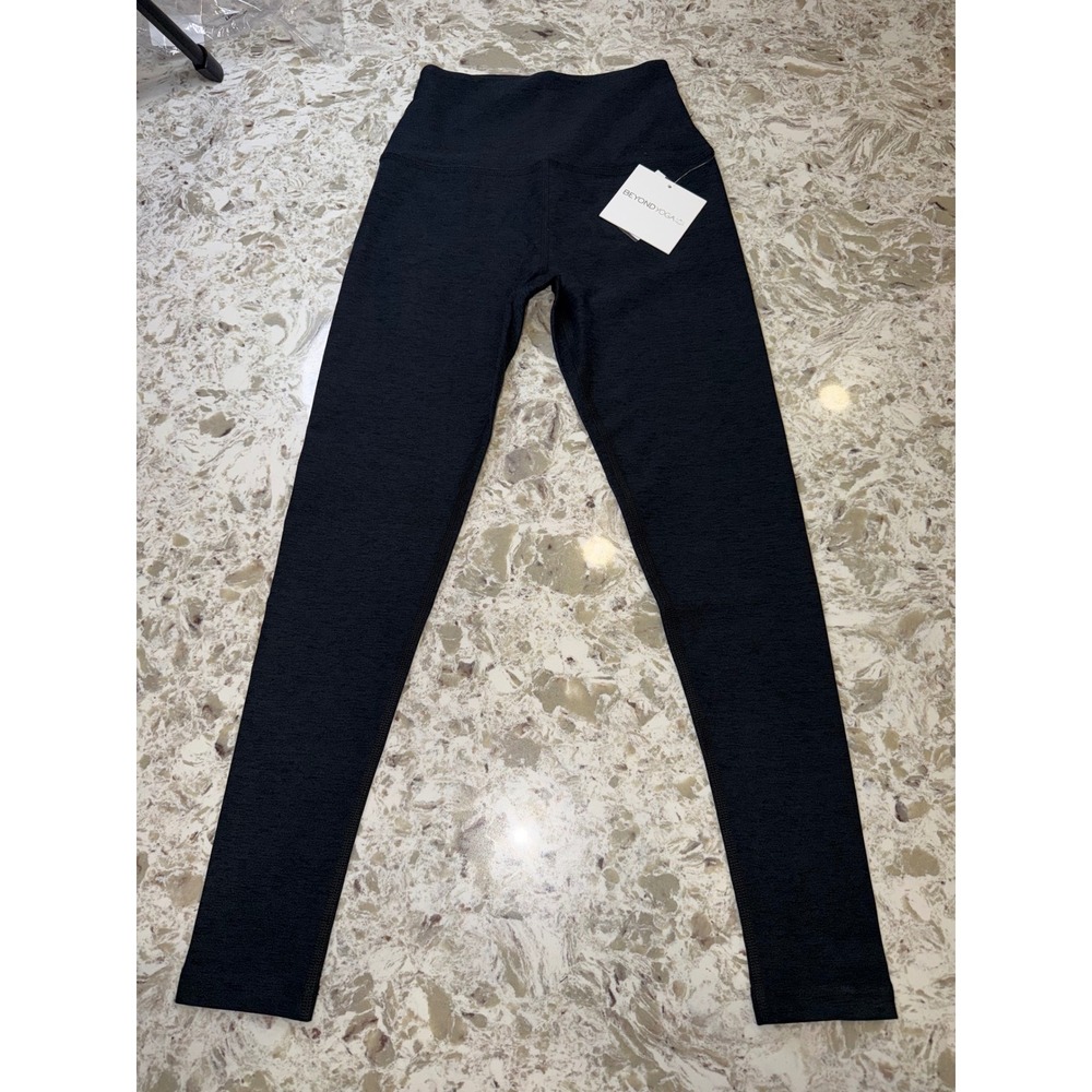 Beyond Yoga Spacedye High Waisted Midi Leggings Darkest Night black S 007J2